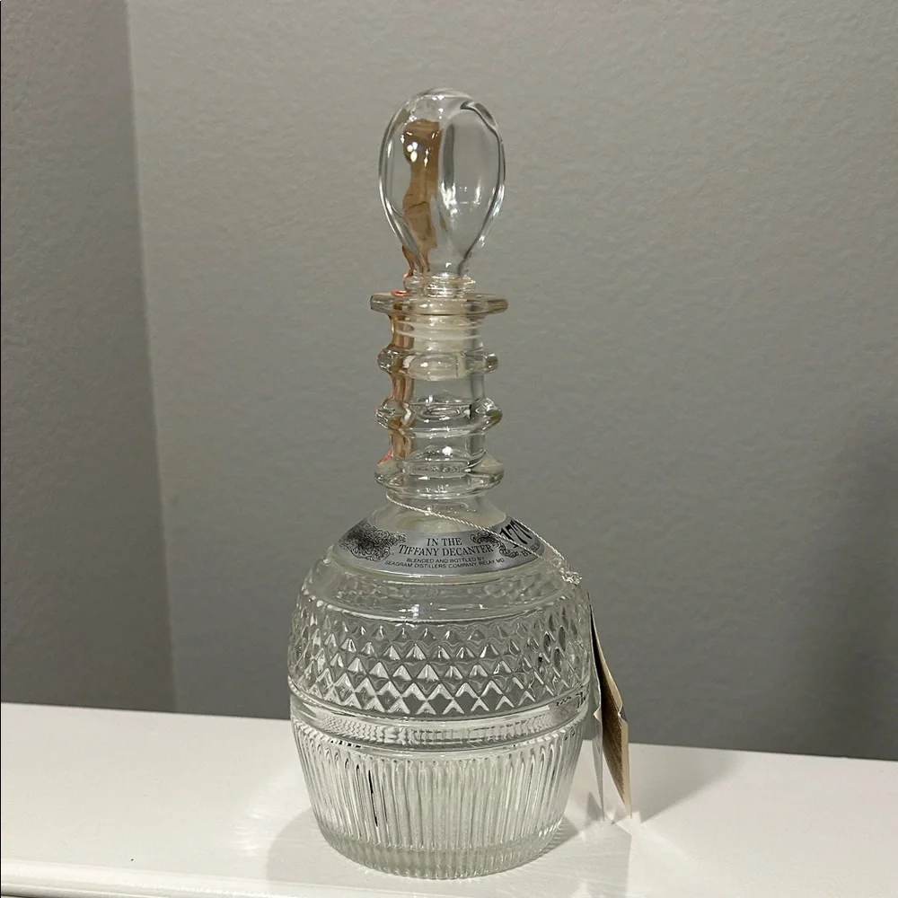 Seagram’s “1776” Premium American Whiskey Decanter Designed by Tiffany & Co.